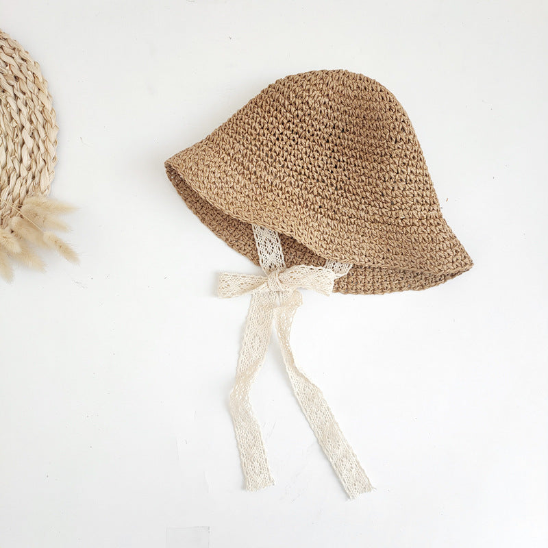 Baby Lace Straw Hat