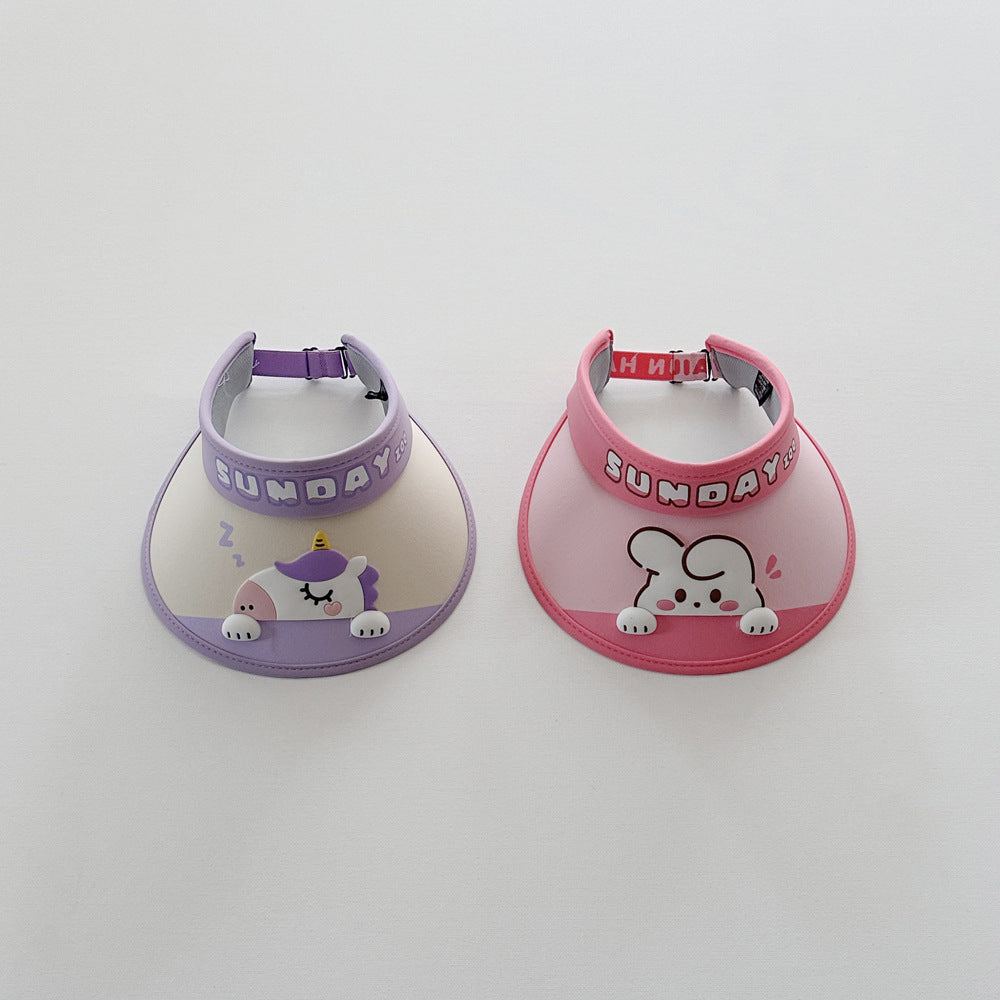 Cute Cartoon Sun Visor Hat