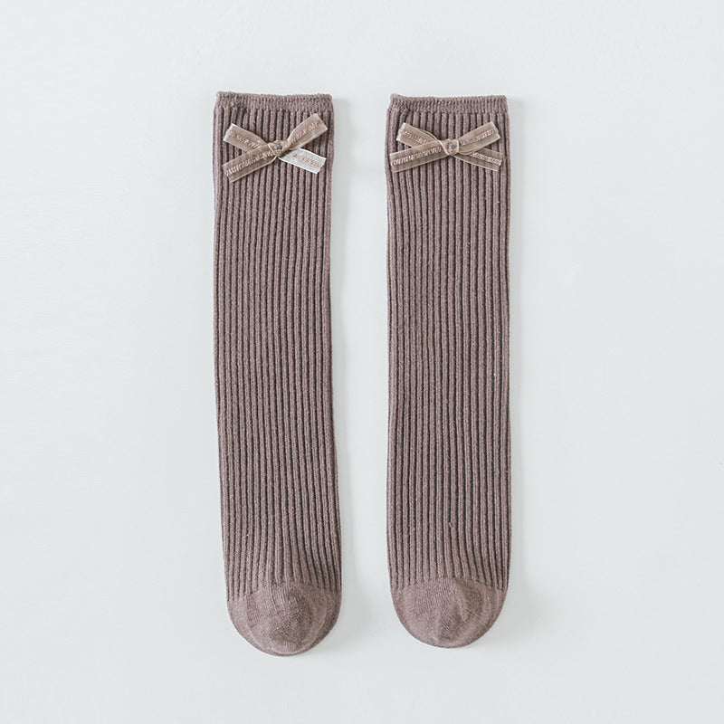 Little Bow Seamless Knee-Highs