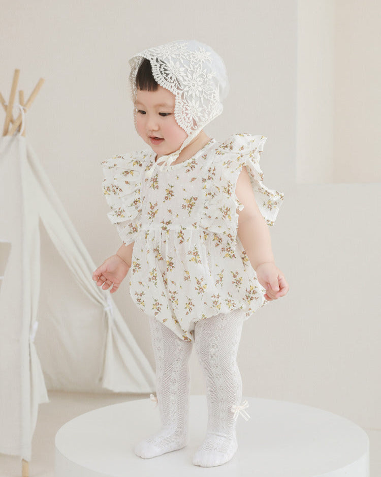 Princess Bow Mesh Leggings