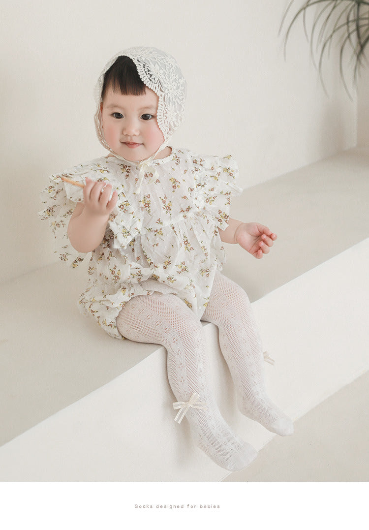 Princess Bow Mesh Leggings