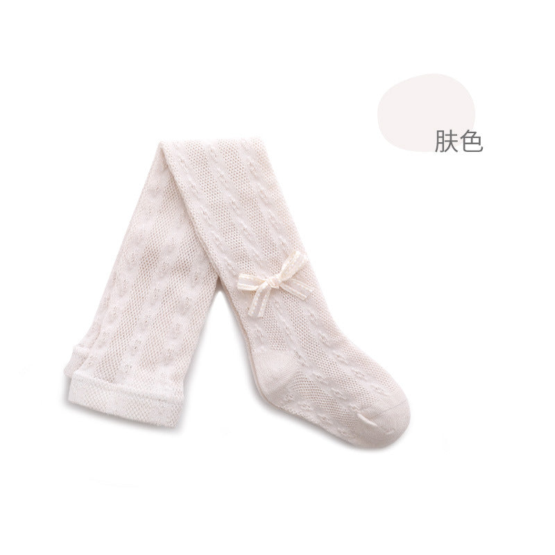 Princess Bow Mesh Leggings