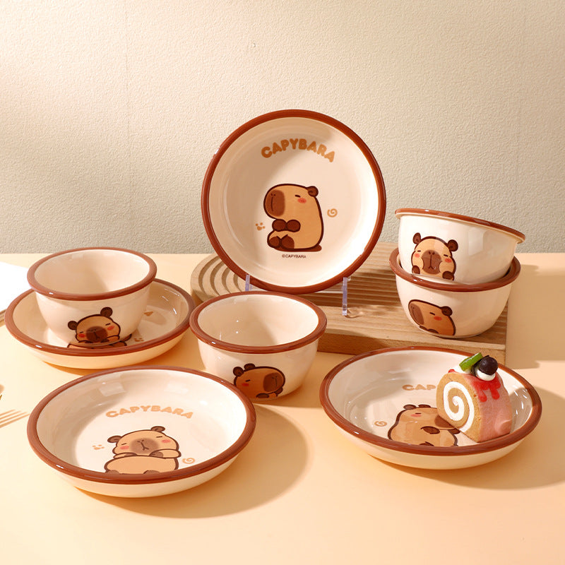 Capybara Ceramic Rice Bowl