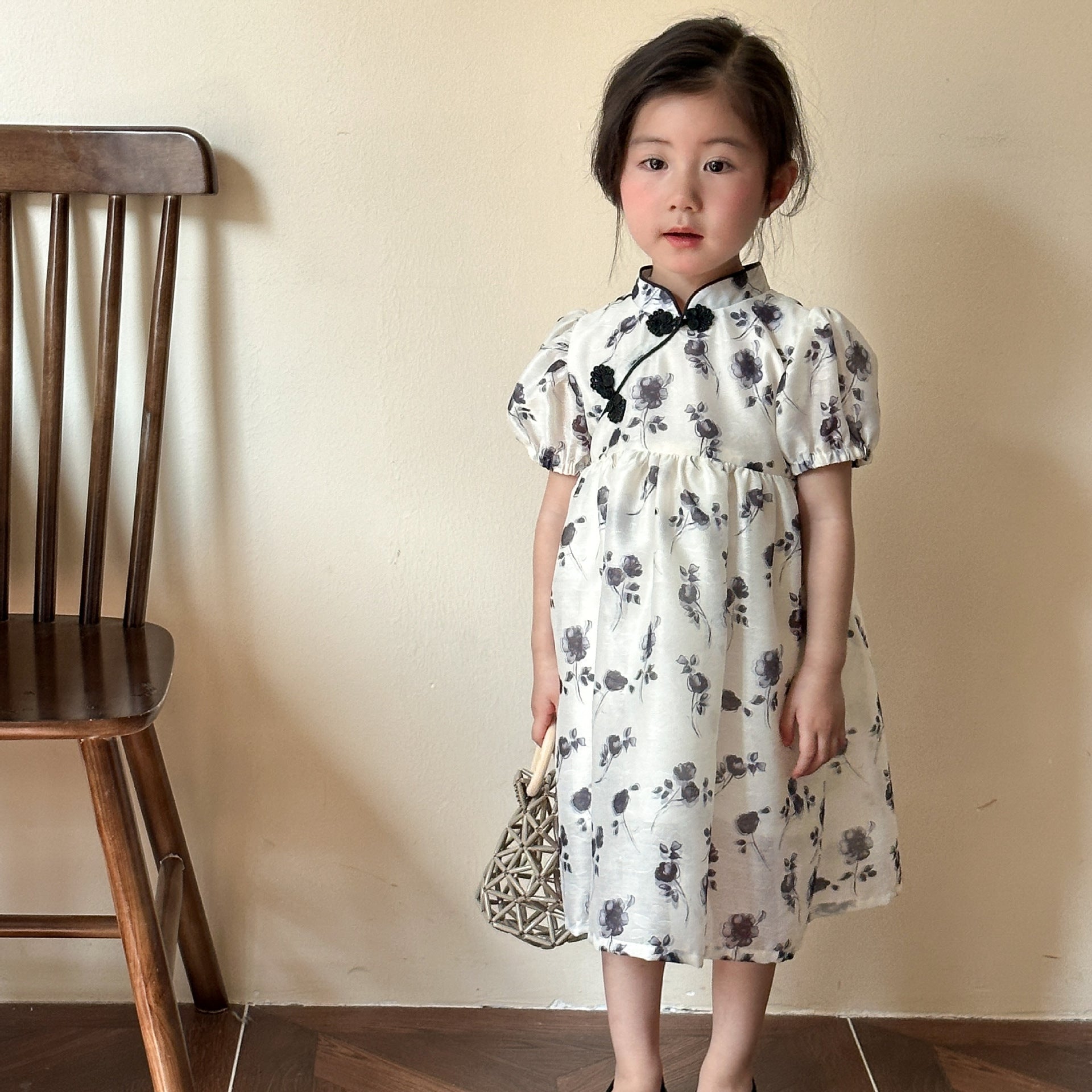Chinese Qipao Dress for Little Girls