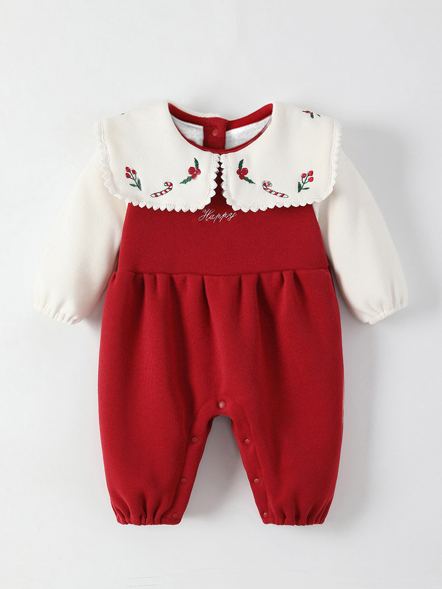 Warm Fleece-Lined Romper