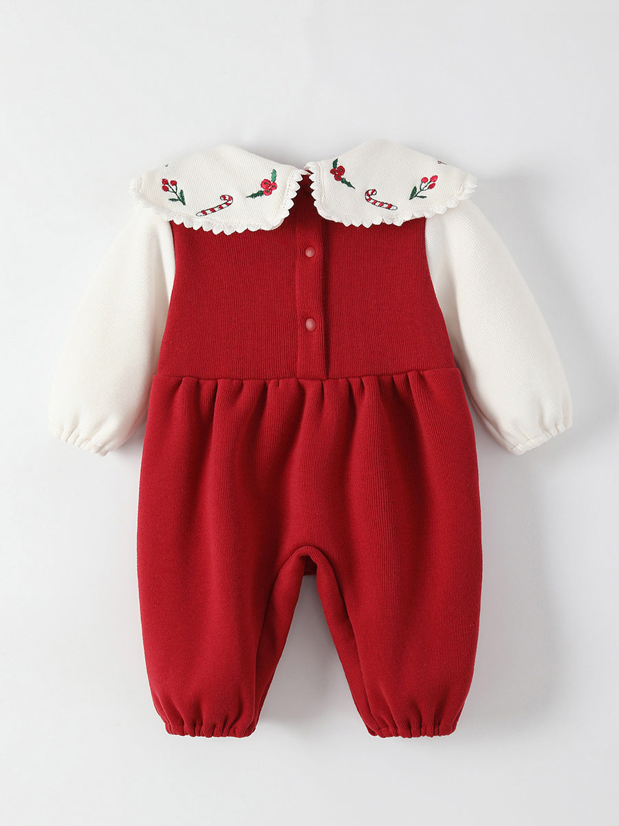 Warm Fleece-Lined Romper