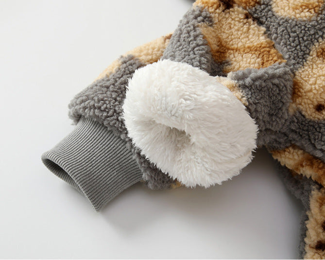 Teddy Bear Winter Romper