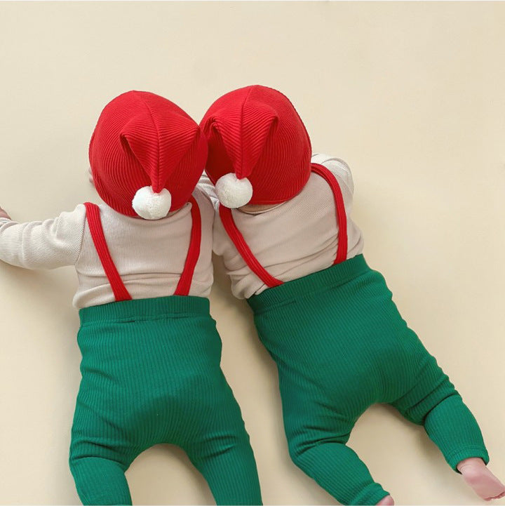 Christmas Baby Romper Set