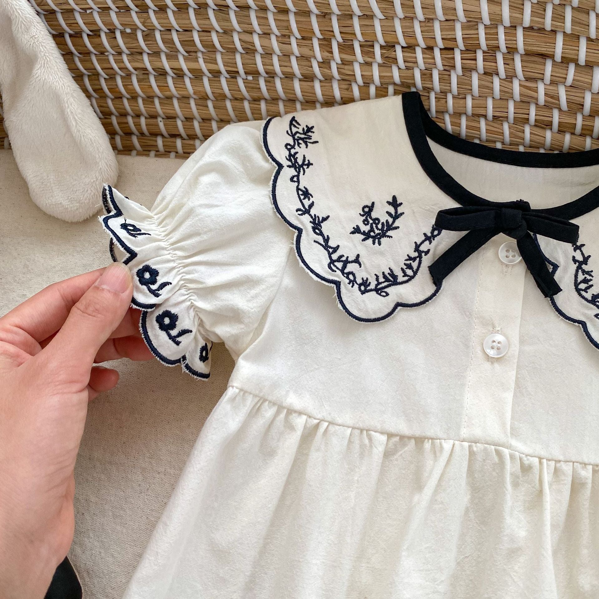 Little Embroidered Romper