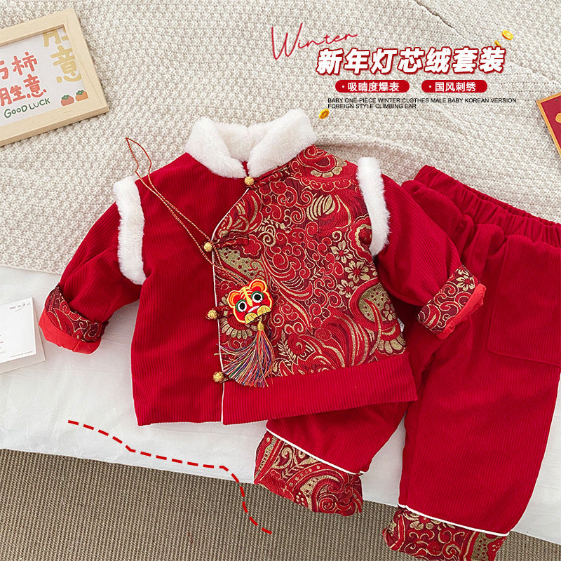 Chinese New Year Corduroy Set