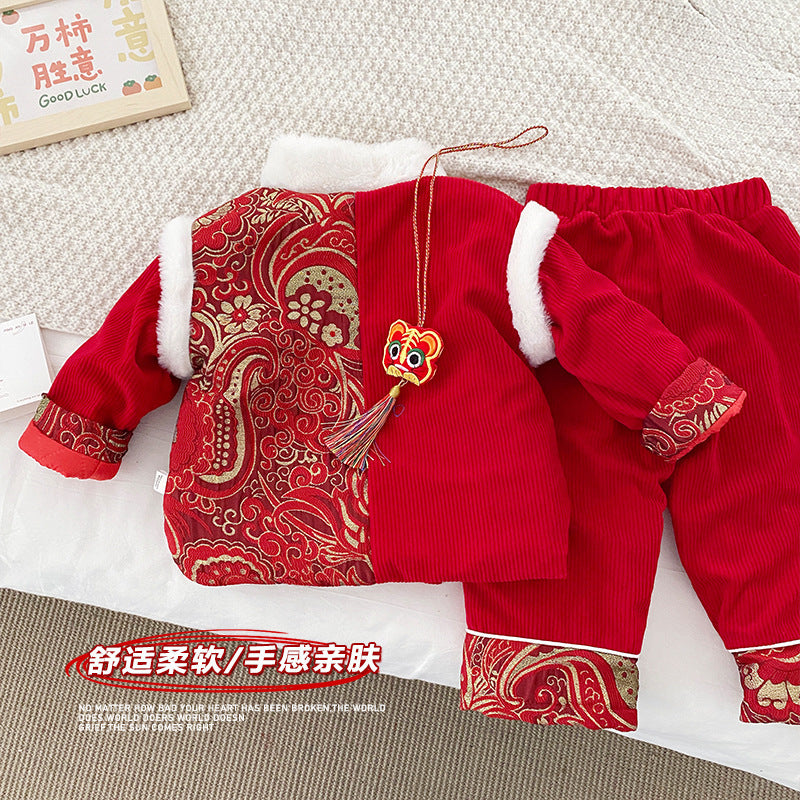 Chinese New Year Corduroy Set
